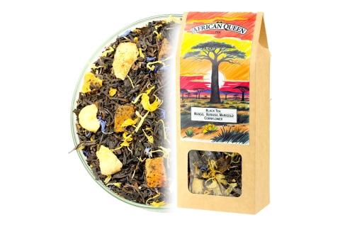 Herbata Czarna Z Dodatkami AFRICAN QUEEN (KT) (50g) Afrykańska Pasja !!